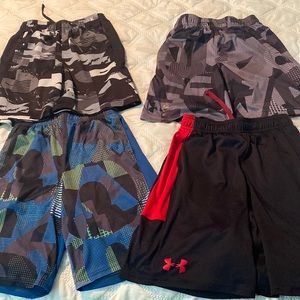 Lot of (4) UnderArmour shorts in good condition